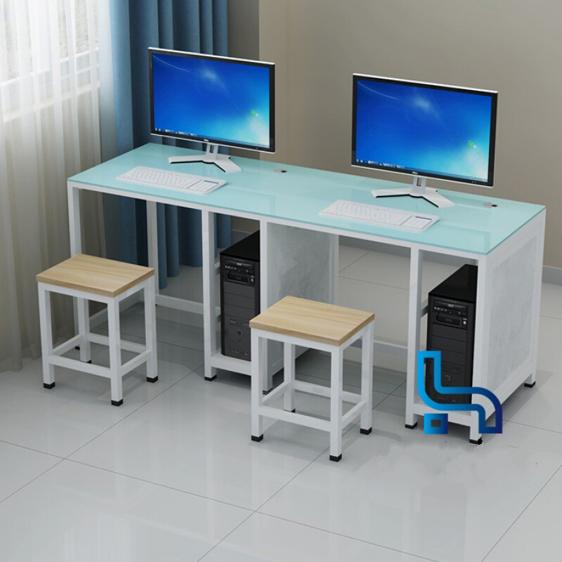 励耘家具  学校机房微机室教室培训室班桌椅双人电脑桌电脑培训班座椅