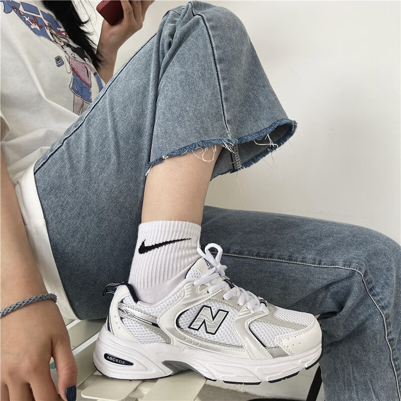 新百伦新复古iu同款百搭老爹鞋女ins潮街拍n字休闲运动鞋2022秋冬新
