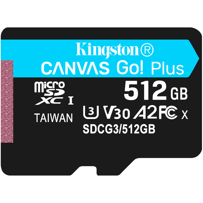 Kingston 金士顿 SDCG3 Micro-SD存储卡 512GB（UHS-I、V30、U3、A2）