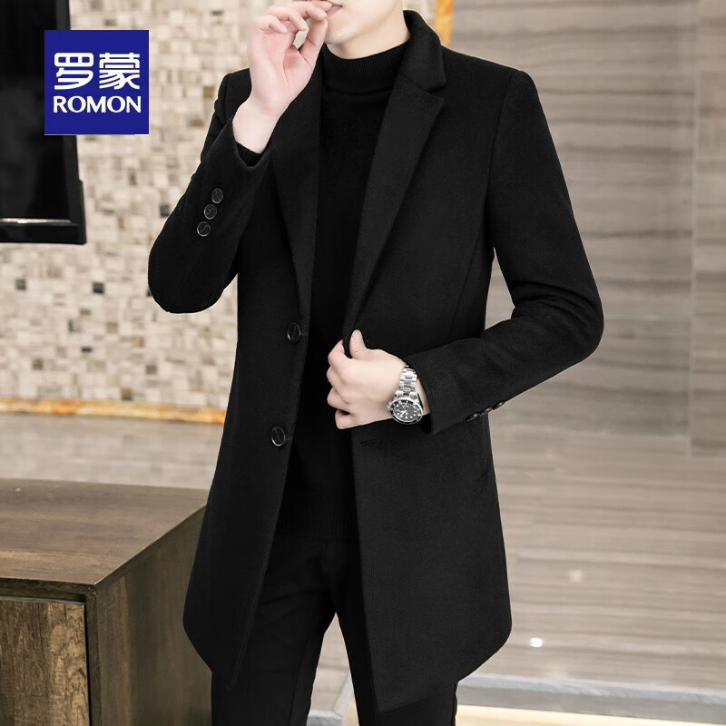 ���ڲ��������ɣ�ROMON����ë���Ӵ�����ʿ���������г�������ﶬ���Ӻ��¿�ë����װ���� 881��ɫ ���� 2XL