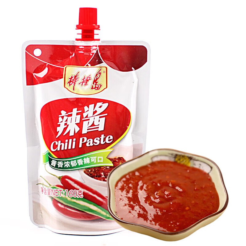 棒棰岛辣酱160g*3袋5袋10袋烧烤酱蘸菜酱冷面酱辣椒火锅调味酱大连