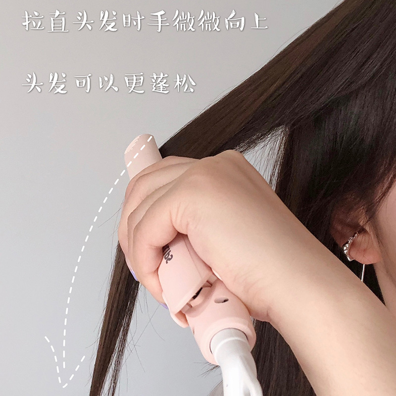 飞利浦（PHILIPS）电卷发棒卷直两用直发器电夹板直板夹刘海夹 迷你学生便携式适用各种发质 HP8401/55粉色