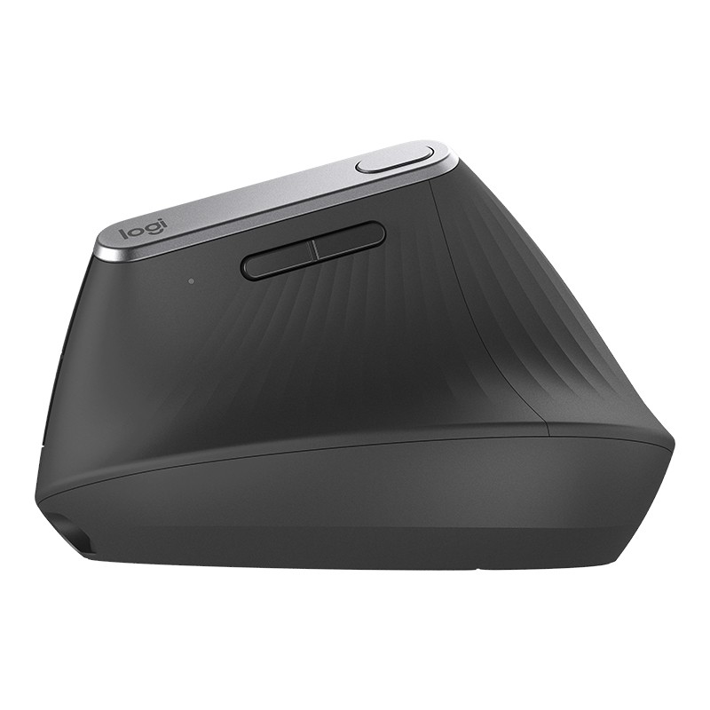 罗技（Logitech）MX Vertical 无线蓝牙鼠标 商务办公鼠标 人体工程学鼠标 垂直鼠标 带无线2.4G接收器 黑灰色