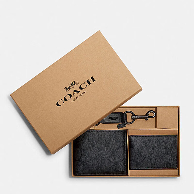蔻驰（COACH）【品牌直供】男士钱包礼盒F41346N3A