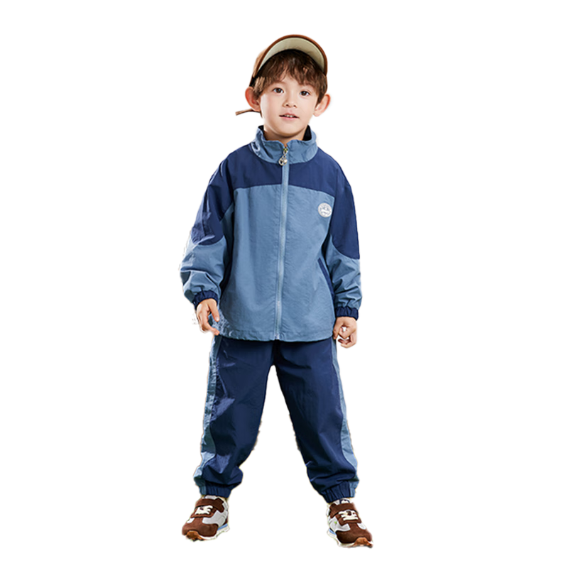 女童连衣裙套装透气舒适宝宝休闲运动裙子网纱甜美安踏童装