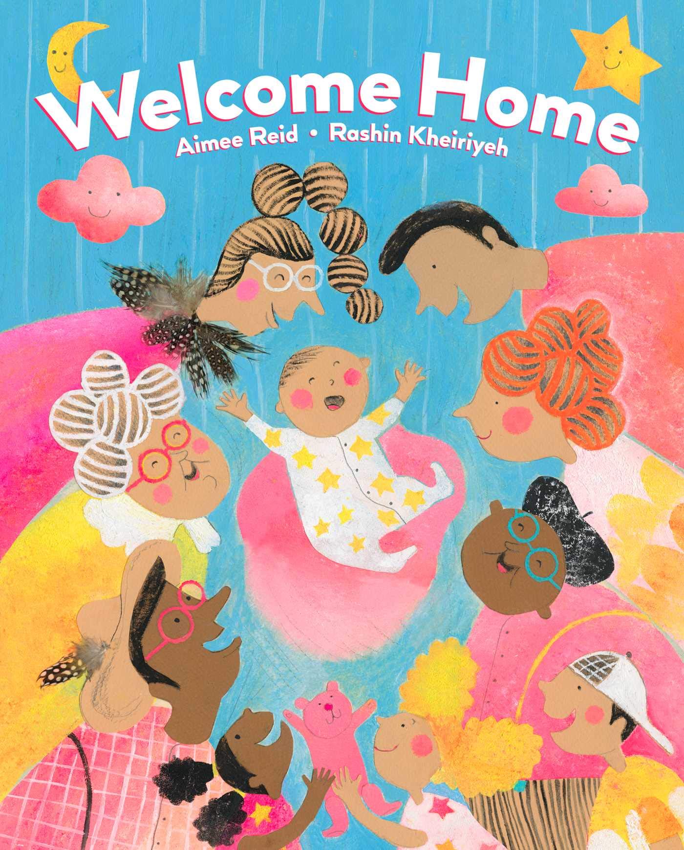 英文原版 欢迎回家 welcome home 0-3岁艺术插画绘本 新生婴儿 家庭