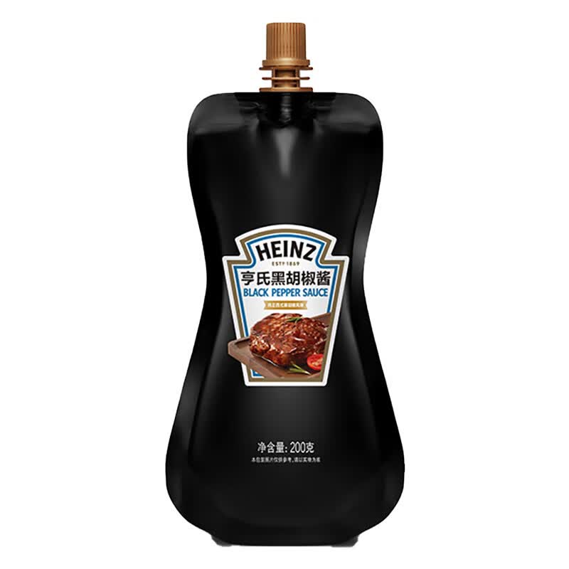 亨氏(Heinz) 黑胡椒酱 黑胡椒调味酱 烤肉牛排酱 200g袋装卡夫亨氏属于什么档次？