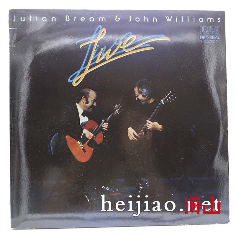 julian bream john williams 朱利安61约翰威廉斯live 2lp黑胶唱片