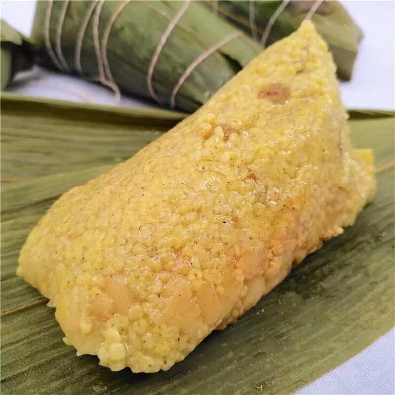 牧马安达湛江特产猪肉板栗小米粽子蛋黄黄米蛤篓手工鲜肉粽独立真空粽