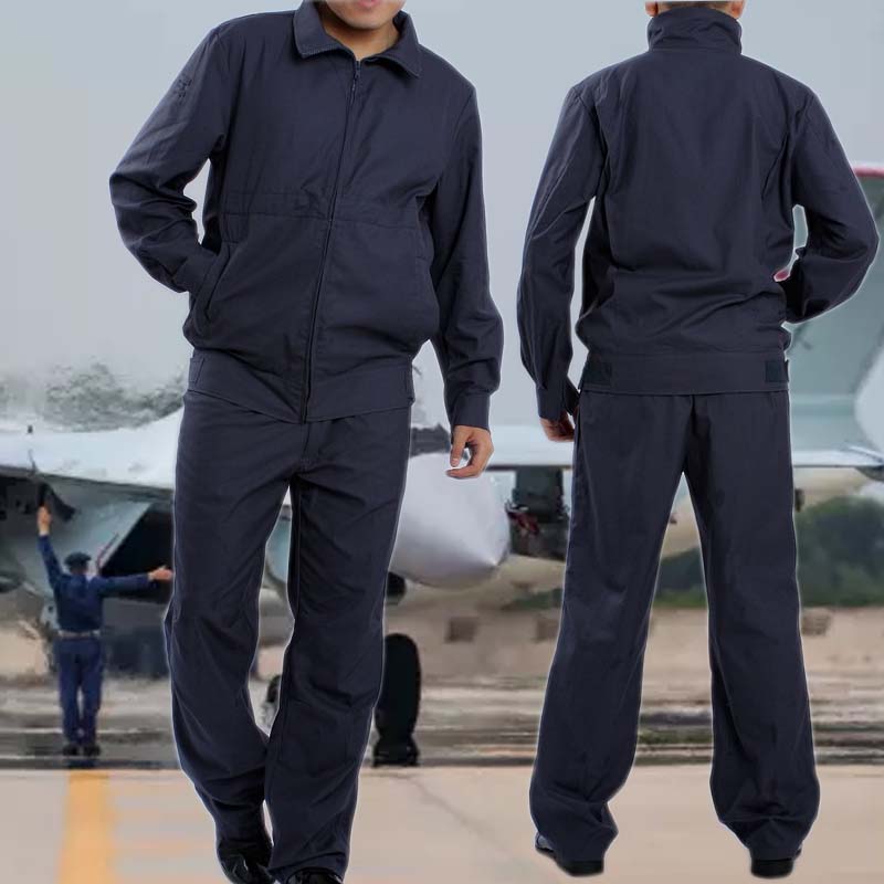 服库存夏季06地勤工作服夹克涤棉外套透气防静电劳保服 夏06地勤服