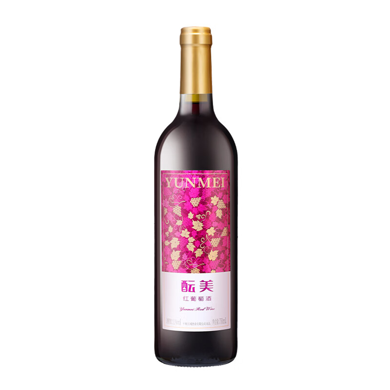 长城酝美红甜红葡萄酒 750ml