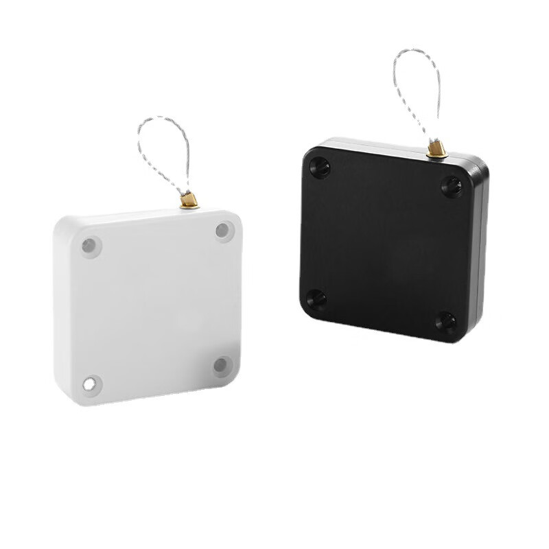 facemini闭门器免打孔关门神器缓冲拉绳推关门器 普通型白色拉力500