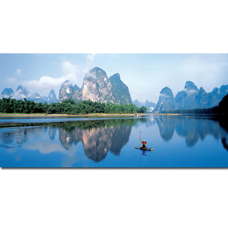 桂林山水风景画 桂林山水风景画自然风光青山绿水意境实拍摄影客 w274