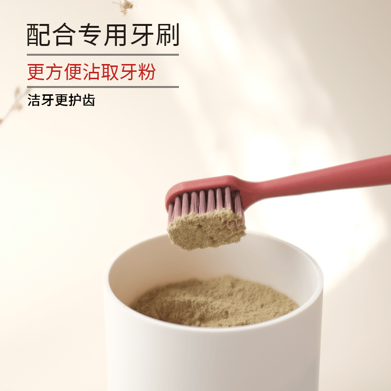 皓齿安植物洁牙粉陈修园固齿方珍珠洗牙渍清口气天然草本敏感牙龈护理 50克1盒