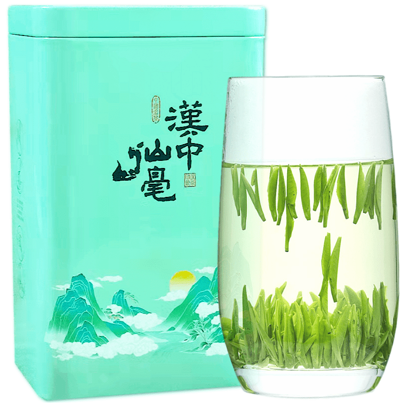 禾尚熙汉中仙毫绿茶2024新茶嫩芽春茶陕南绿茶西乡午子山明前茶叶125g