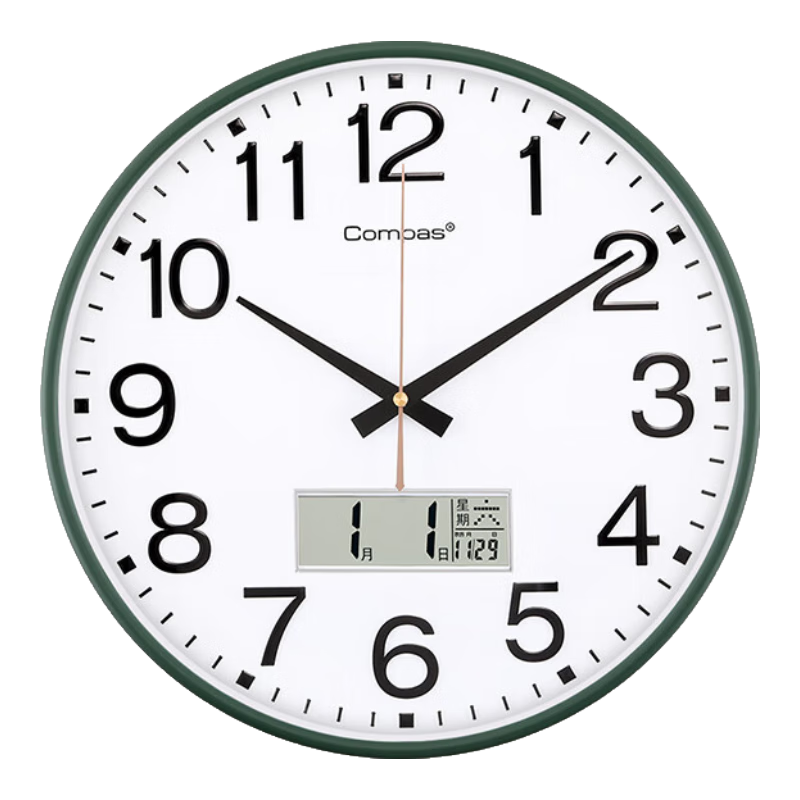 ���ڲ���������˿��Compas�����ӿ���ʯӢ�ӱ���ǽ2024���¿�ʱ�� 3588A ������ī��ɫ 35cm 60.35Ԫ(������)