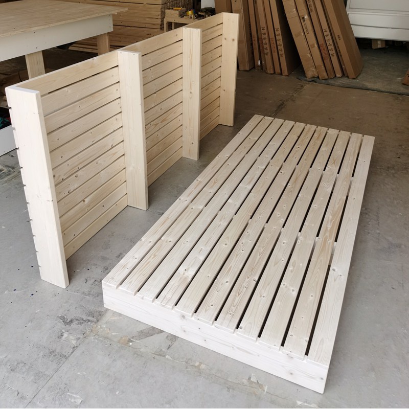 媿魅床板全木床板1.8米2x2.2防潮2.1排骨架0.9榻榻米2.4地台架子2.