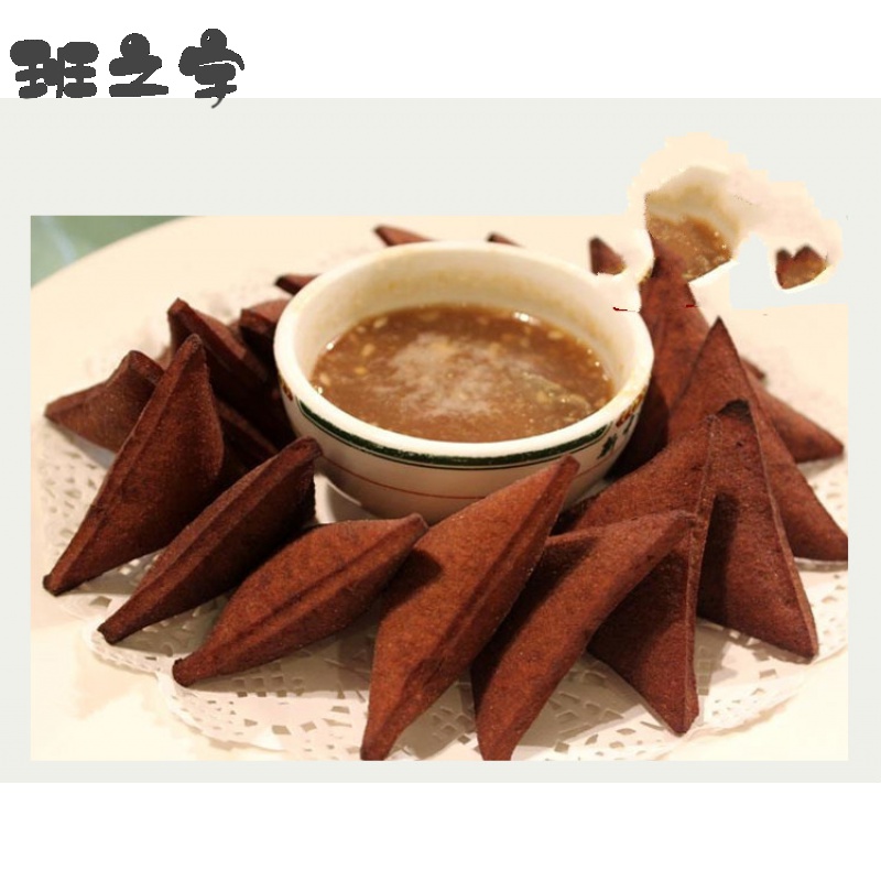 虎钢馋河南安阳特产荞麦面血糕安阳血糕猪血糕煎血糕炸苦荞麦血糕500g