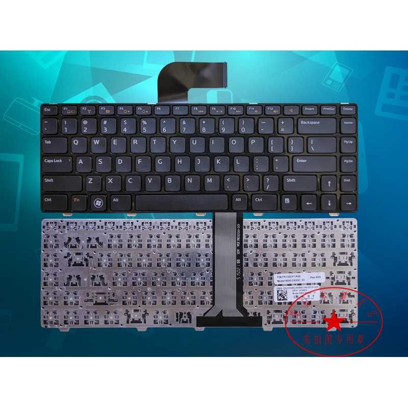 适用于戴尔灵越inspiron14-3420 5520 5525 3450 7520 7420 r笔 黑色