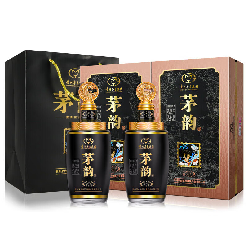 茅台（MOUTAI）【2021年】贵州茅台集团出品茅韵龙酱  53度酱香型白酒 53度 500mL 2瓶 贵州茅台茅韵龙酱