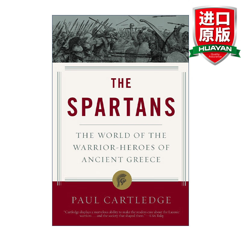 the spartans 英文原版 斯巴达人 一部英雄的史诗 古希腊历史 paul