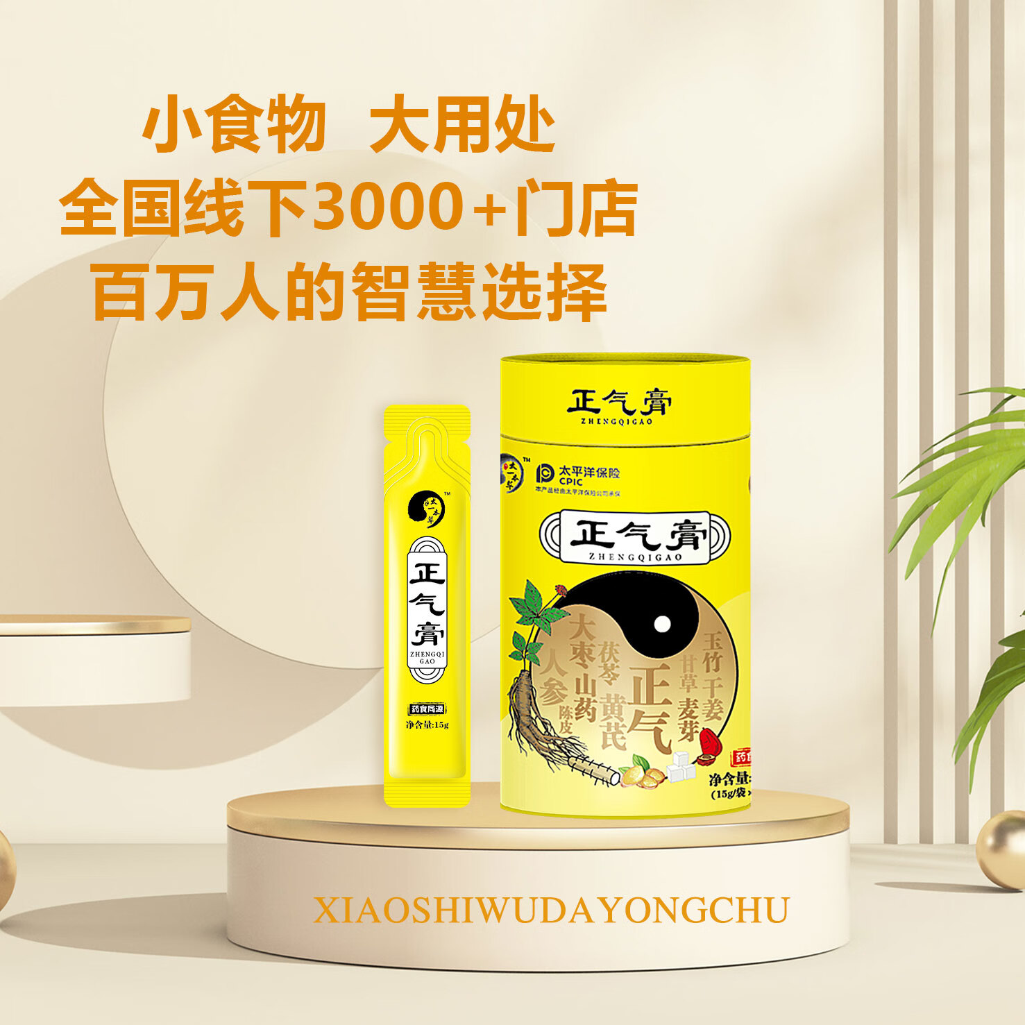 儿康粉太一本草戊己正气膏五谷食材儿童成人240g/盒 一盒