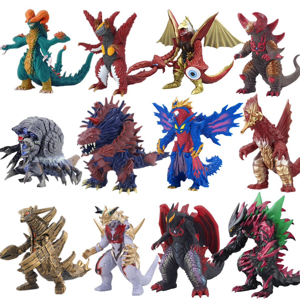 科悍奥特曼软胶怪兽之奇美拉哥尔赞雷德五机械暗黑蛇大号玩具6岁男童5