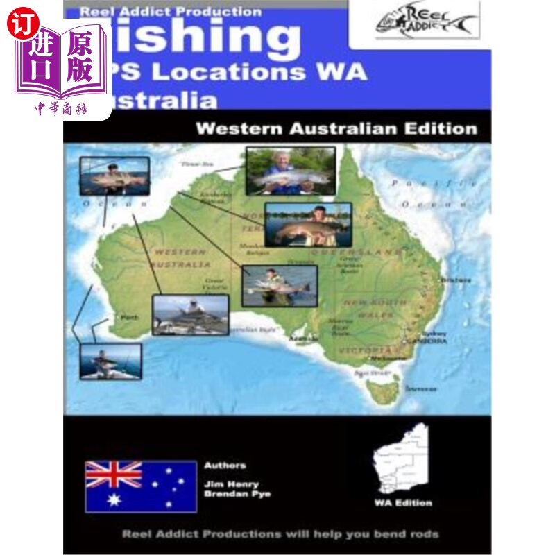 海外直订fishing gps locations wa australia: fishing gps markers