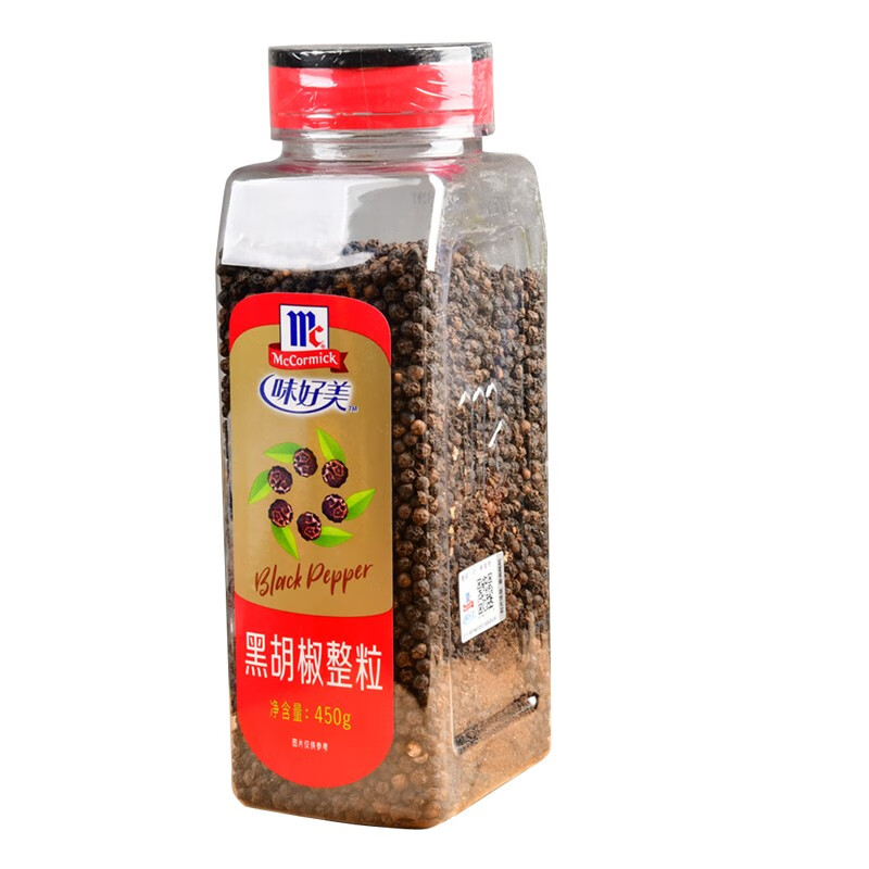 创诺(chuang nuo) 味好美黑胡椒整粒450gblack pepper烤肉披萨牛排