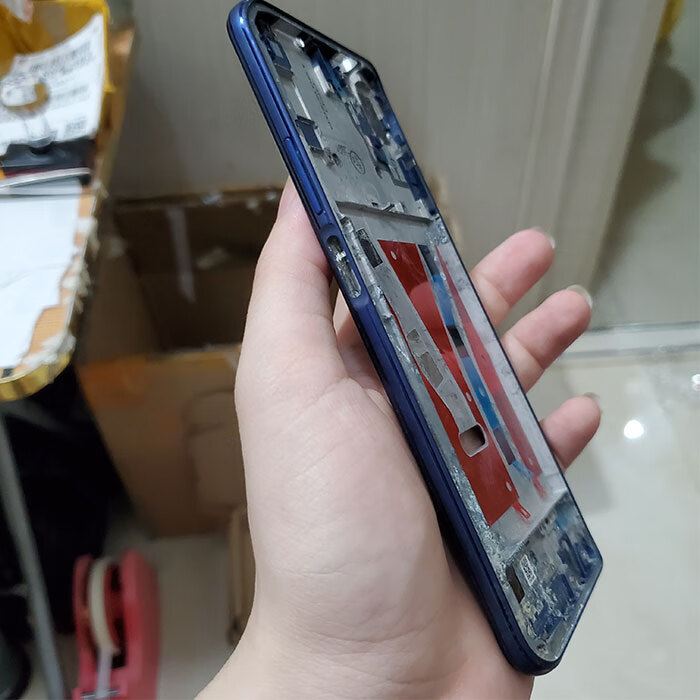 hkxa适用9x中框 hlk-al00屏框中框 9xpro屏框9x玻璃后盖后壳 外壳 9x