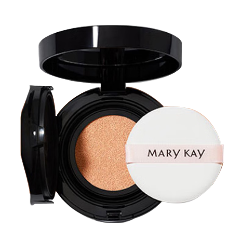 玫琳凯(mary kay)无瑕气垫粉底12g柔雾浅象牙色持久遮瑕防水感滋润