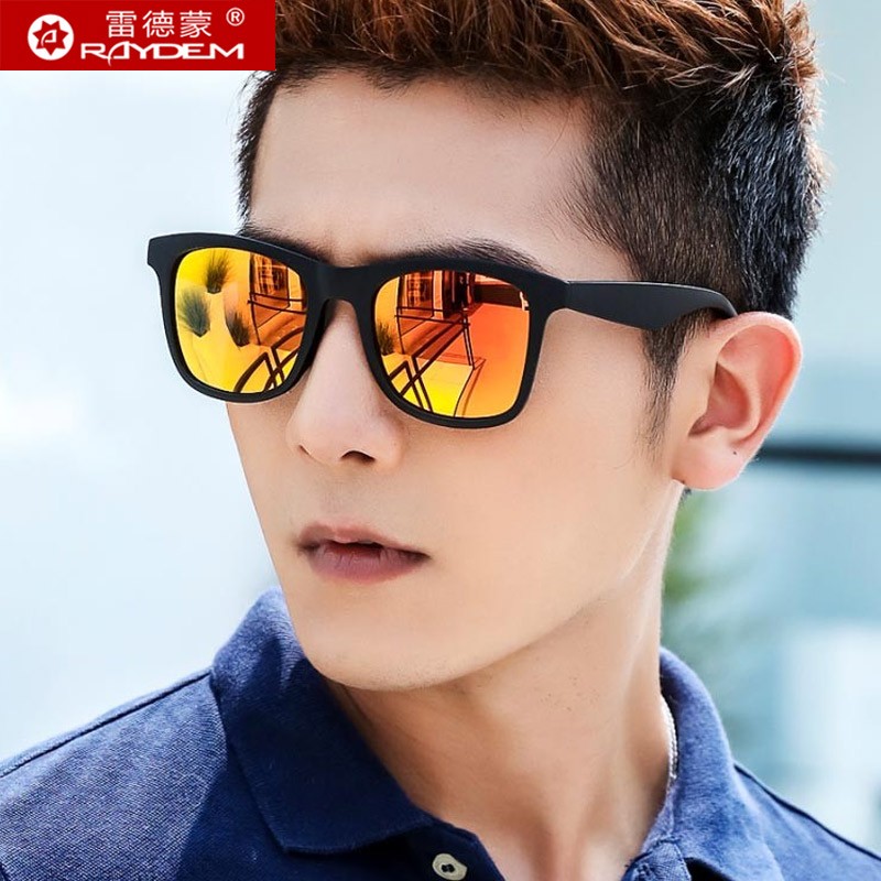 雷德蒙偏光太阳镜男开车眼镜女反光墨镜男士司机镜潮人驾驶镜潮 tr