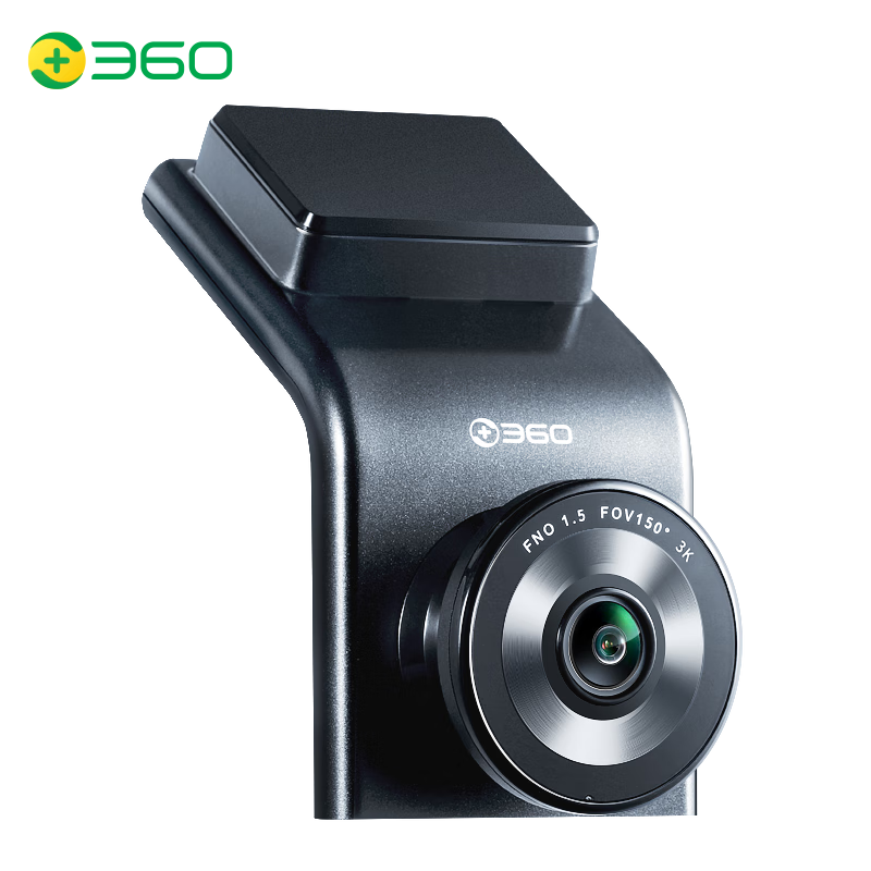 360 行车记录仪 G300 3K升级版 3K高清 星光夜视 +64G+停车监控线