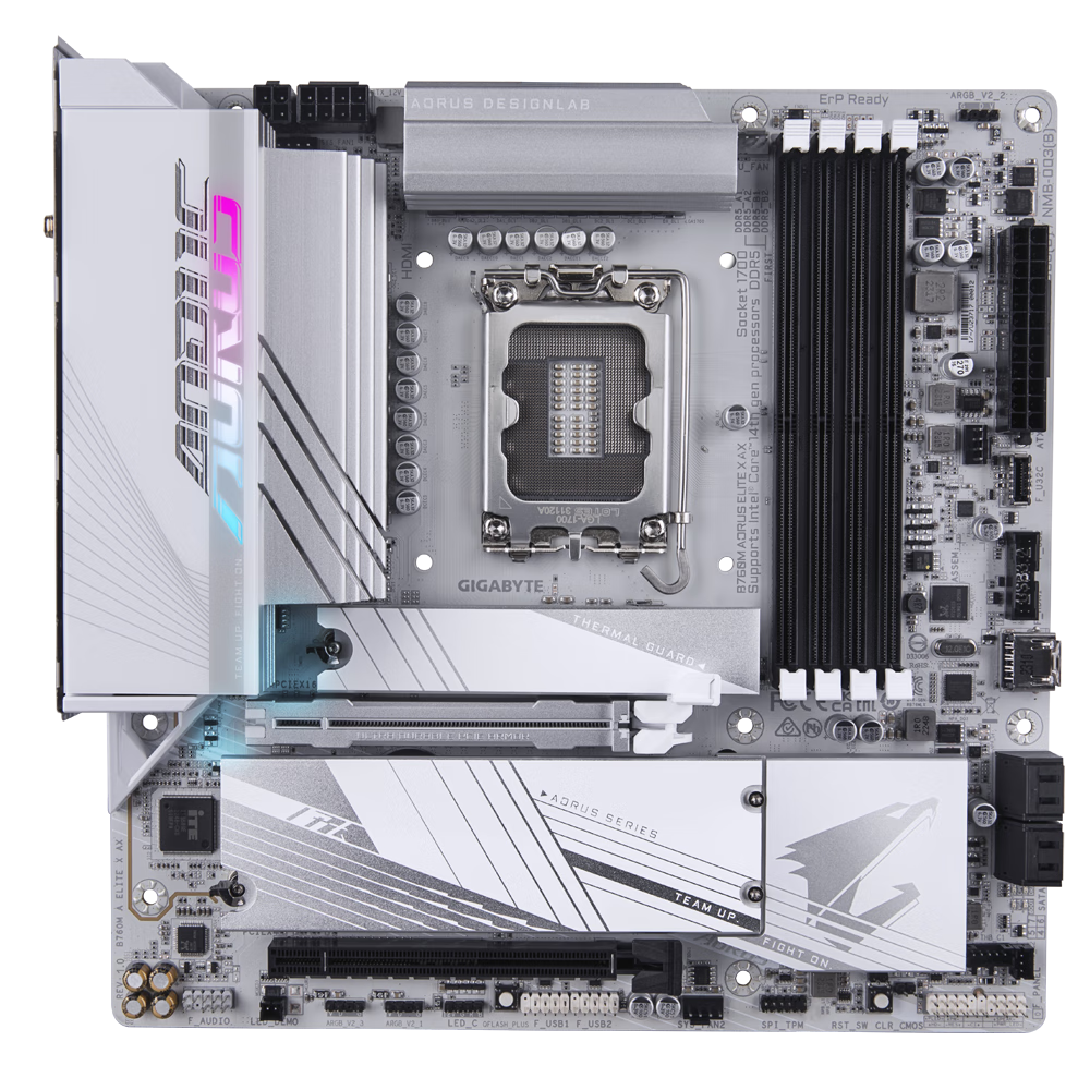 GIGABYTE 技嘉 冰雕X B760M A ELITE X AX M-ATX主板（INTEL LGA1700、B760）