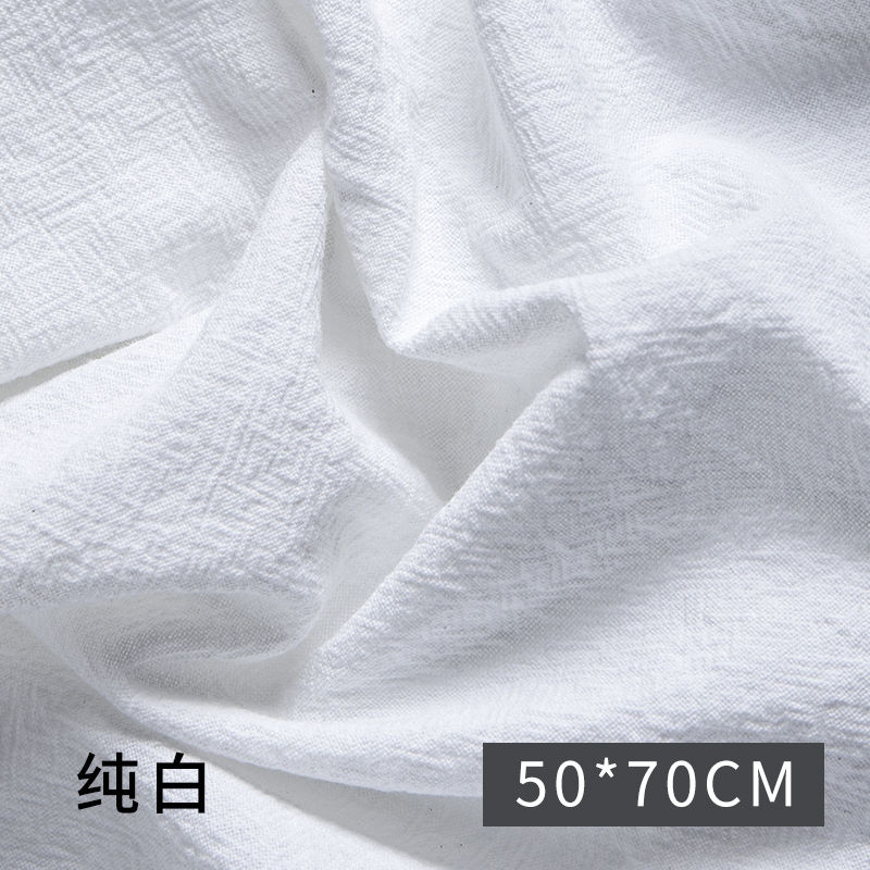 拍照背景布ins网红桌布白色纹理布摄影摆拍美食装饰野餐拍照道具 纯白