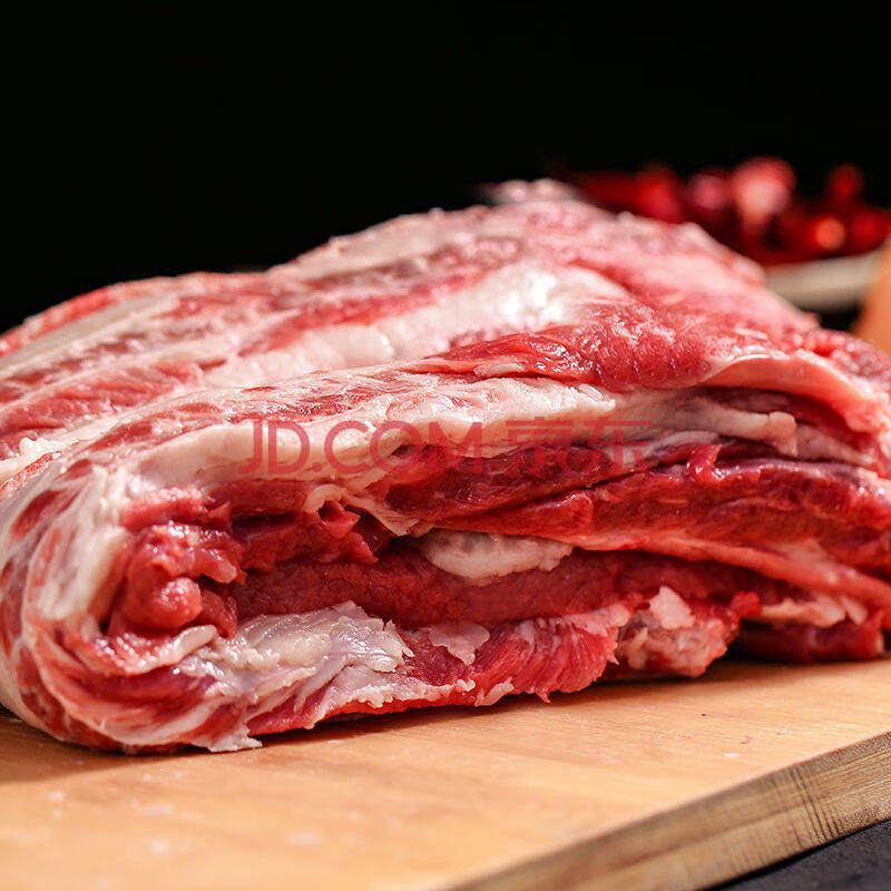 云鲜美 新鲜原切牛腩牛腩肉新鲜牛肉冷冻批发黄牛肉鲜原切不拼接批发 精品牛腩肉1.5kg