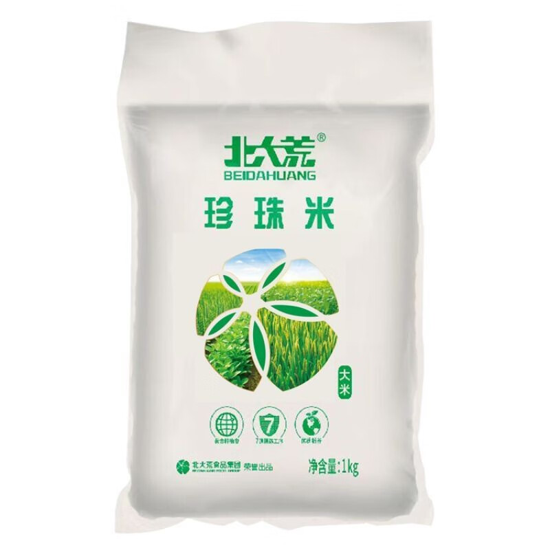 北大荒珍珠米大米(gl) 北大荒东北寒地珍珠米1kg