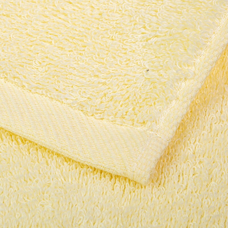 内野毛巾纯棉洗脸毛巾男士女士成人擦脸吸汗舒适家用炫沄柔软毛巾TG 黄色 1条 252g 浴巾60cm*120cm
