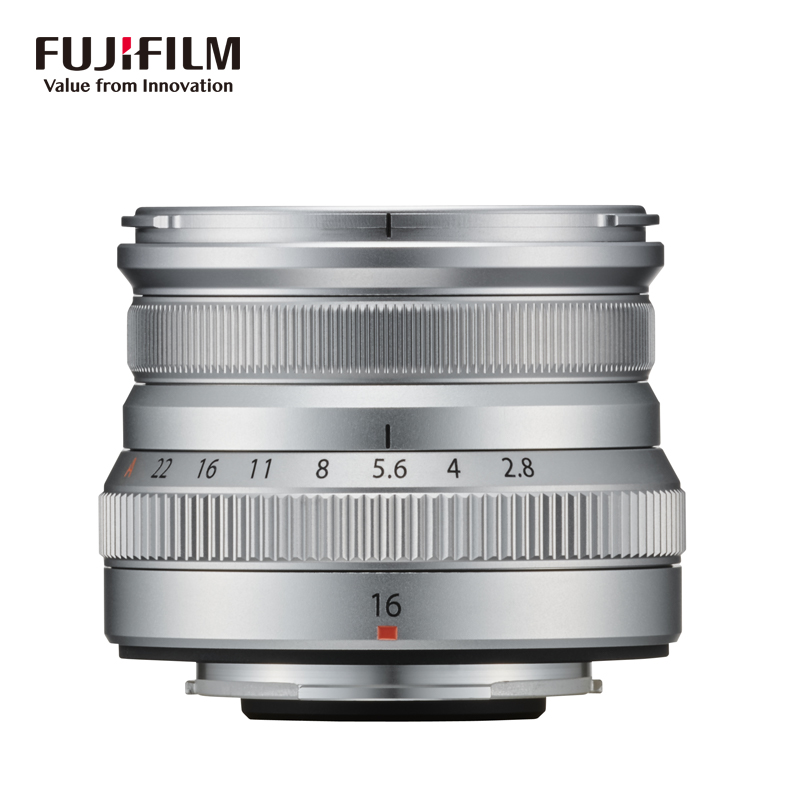 富士（FUJIFILM）XF16mm F2.8 R WR 超广角定焦镜头 银色 适合风景、肖像、街景拍摄