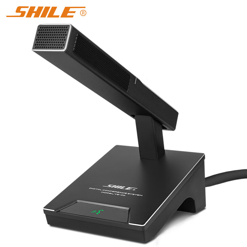 直接调音台功放 广播话筒台式有线话筒48v幻象方杆鹅颈话筒一支 ye