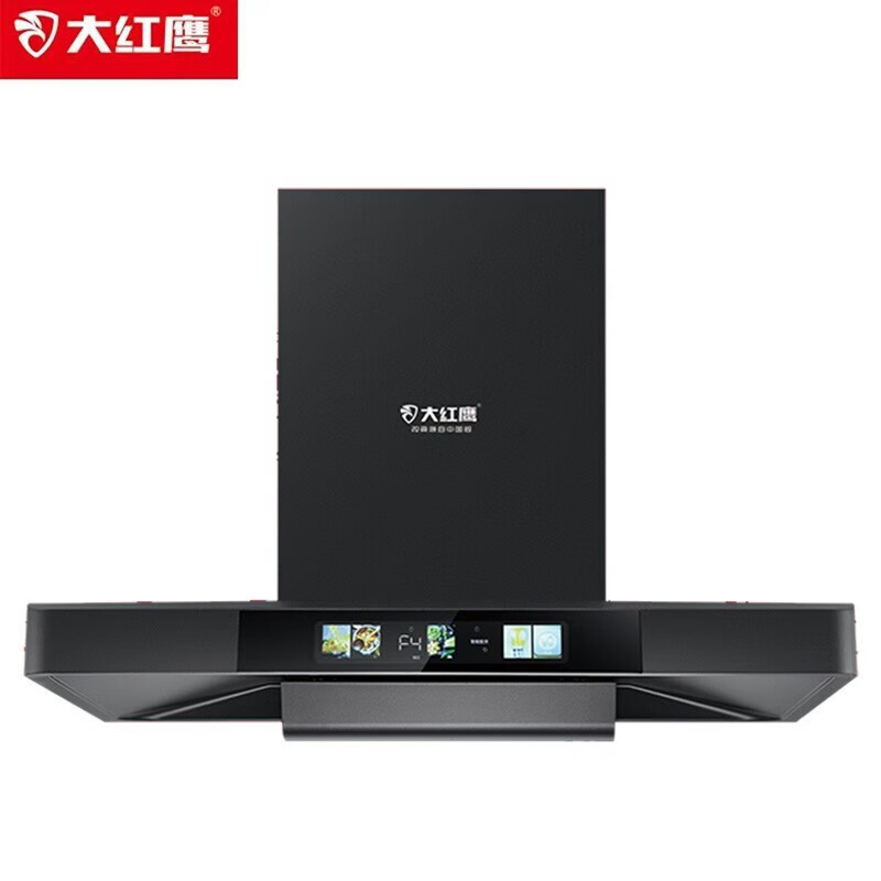 大红鹰(dahongying)家用电器t型抽油烟机欧式大吸力d9160触摸体感热炫