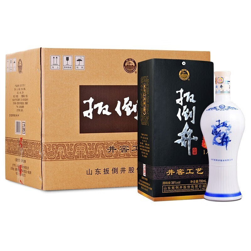 古川纯粮液46度500ml*6瓶整箱装浓香型固态发酵白酒四川白酒 粮食酒