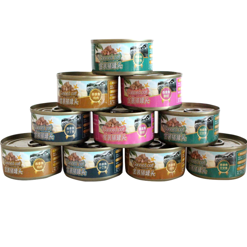 ���ڲ��������Ͻ�װè��ͷè��ȫ�׶�ʪ���跹è��ʳ ������װ��12��4��ζ���/�� 16.8Ԫ