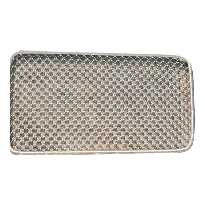 貝傅特 不銹鋼地墊 樓道車間加粗彈簧鋼絲除塵刮泥腳 加粗鋼絲彈簧邊無毛刷長200*寬120cm