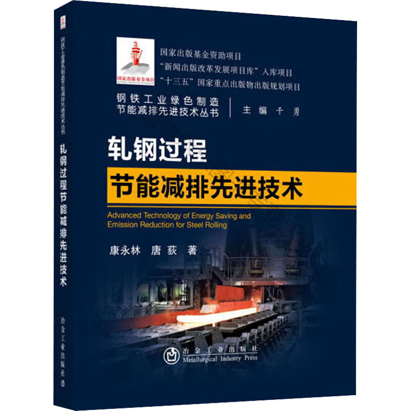 轧钢过程节能减排先进技术 图书