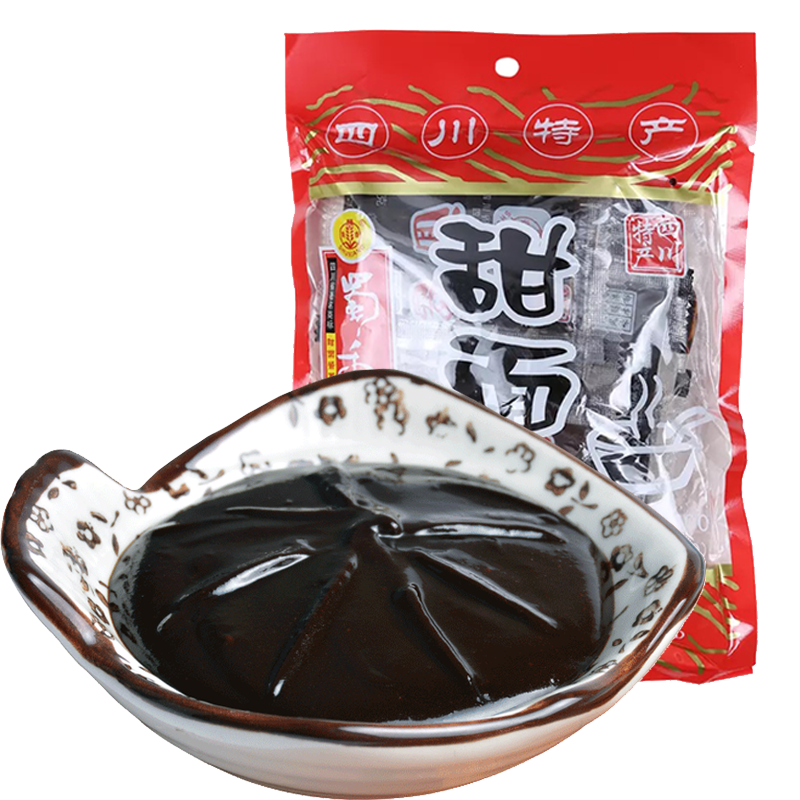 蜀香甜面酱400g/袋 内含10小包烤鸭酱料炸酱面酱料春卷酱料川味调料包 甜面酱400g*4袋(40小包)