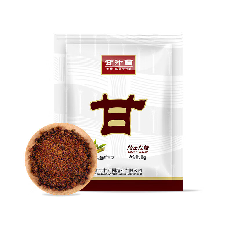 甘汁园袋装红糖纯正红糖 1000g