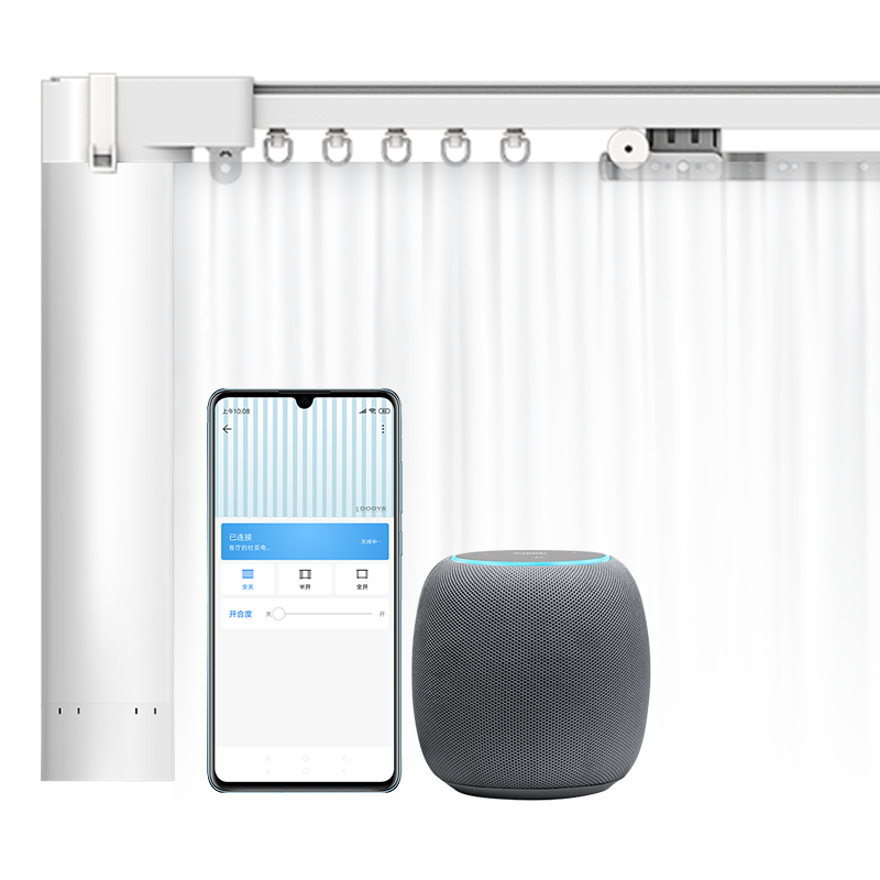 杜亚DH6电动智能窗帘：价格稳定又高性能|智能窗帘价格走势网站