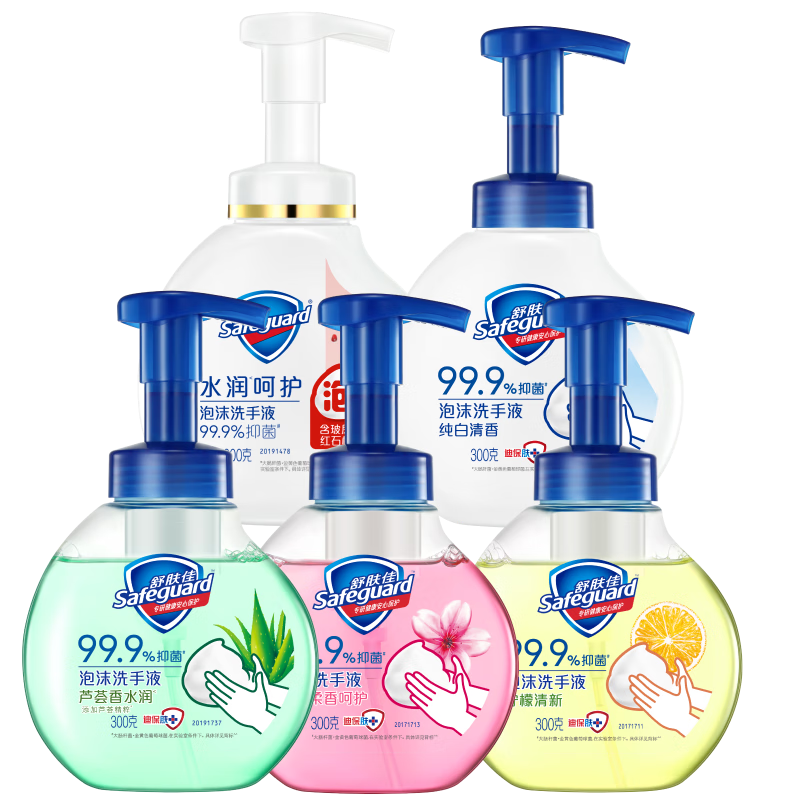 ������־���ĭϴ��Һ5ƿװ300g(����+«��+����+ӣ��+��ʯ��)�־�99.9%