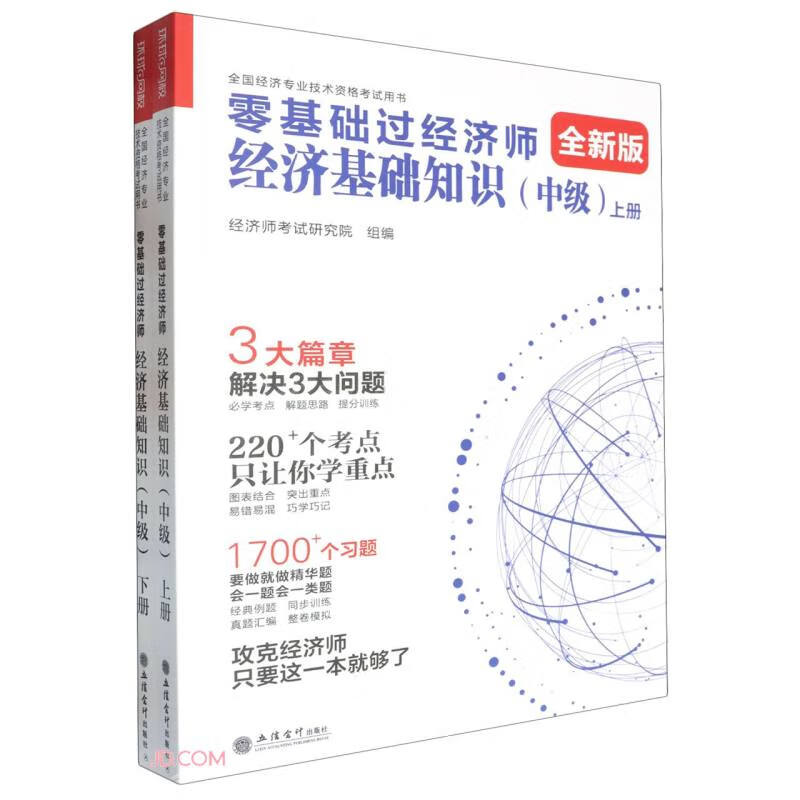 零基础过经济师 经济基础知识(中级) 全新版(全2册)